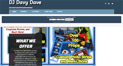 Desktop Screenshot of djdavydave.com